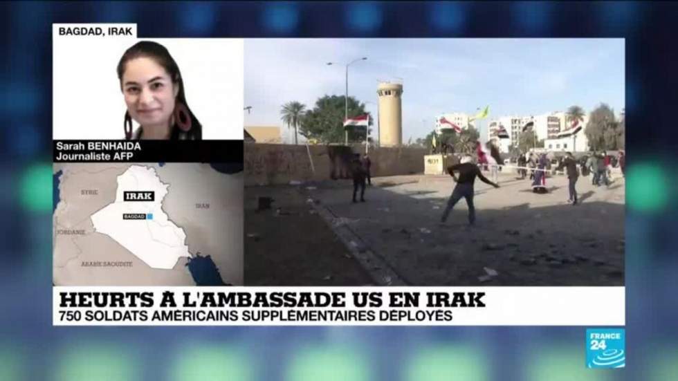 Irak : après les heurts à l'ambassade américaine, le Pentagone va augmenter la présence militaire "dans la région" Irak : après les heurts à l'ambassade américaine, le Pentagone va augmenter la présence militaire "dans la région"