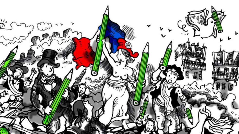 Cinq ans après, la France a commémoré les attentats contre Charlie Hebdo et l'Hyper Cacher Cinq ans après, la France a commémoré les attentats contre Charlie Hebdo et l'Hyper Cacher