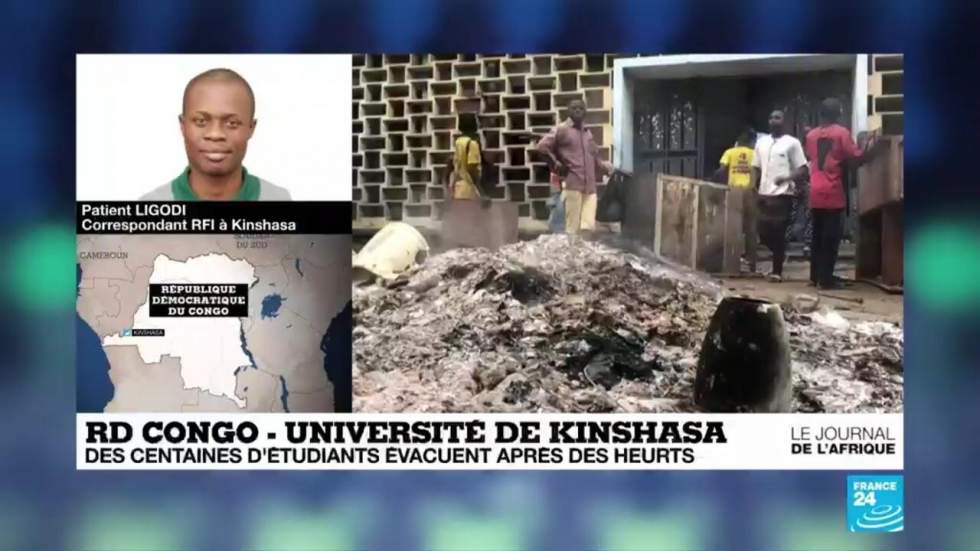 RDC : ultimatum de la police, l'Université de Kinshasa évacuée