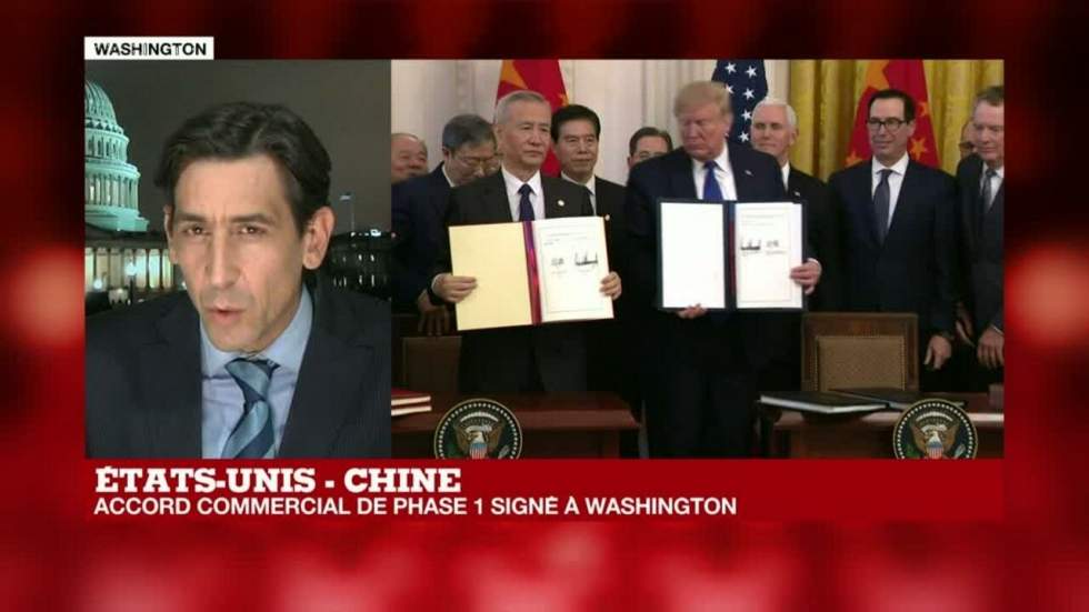 Washington et Pékin signent la "phase un" d'une paix commerciale fragile Washington et Pékin signent la "phase un" d'une paix commerciale fragile