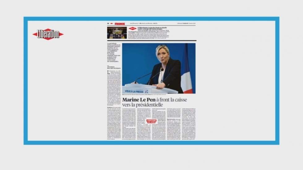 "Marine Le Pen à front la caisse vers la présidentielle"