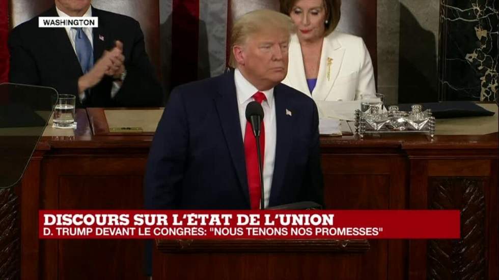 Discours sur l'état de l'Union : Trump vante son bilan dans une ambiance tendue