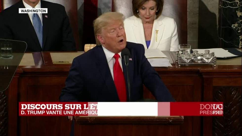 Discours sur l'état de l'Union : Trump vante son bilan dans une ambiance tendue