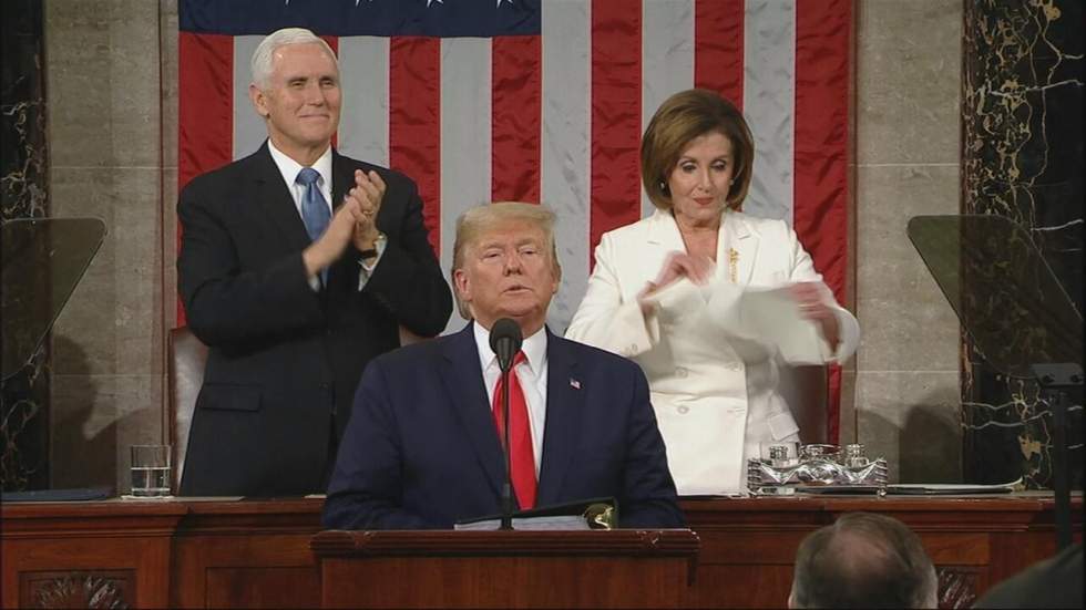 Discours sur l'état de l'Union : tensions entre Trump et Pelosi