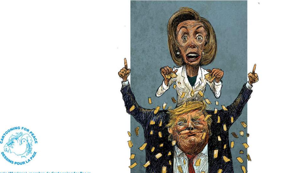 L'actu en dessin : quand Nancy Pelosi déchire la copie du discours de Donald Trump