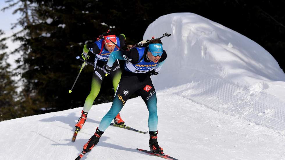 Biathlon : le Français Émilien Jacquelin champion du monde de la poursuite