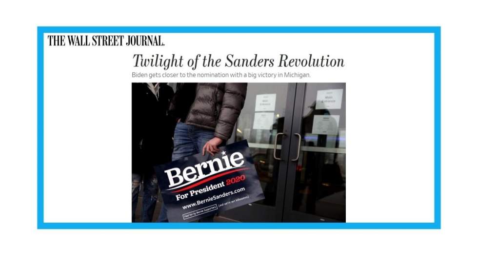 "Le crépuscule de la révolution Bernie Sanders"