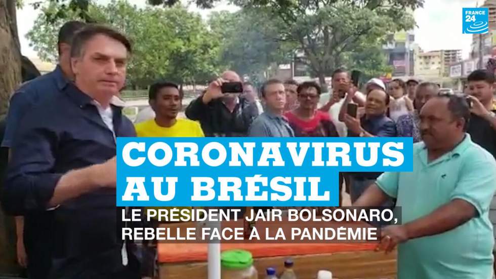 Coronavirus au Brésil : Jair Bolsonaro, rebelle face à la pandémie