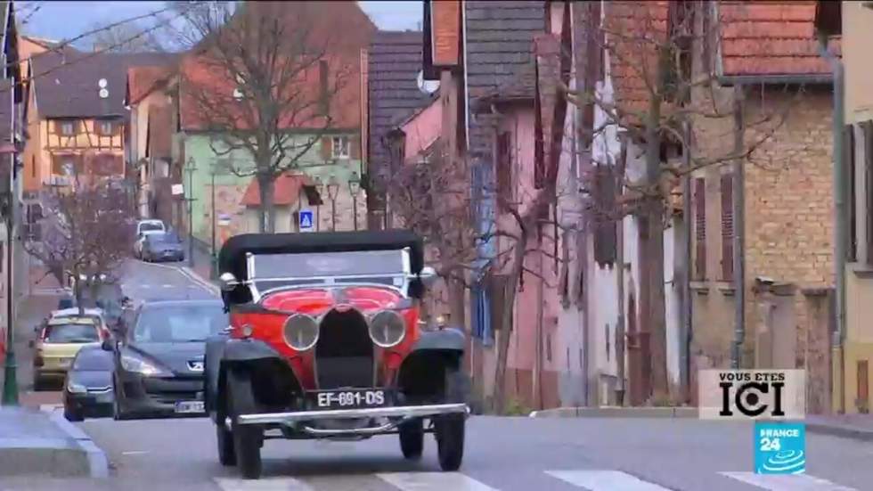 En Alsace, sur la route de Bugatti