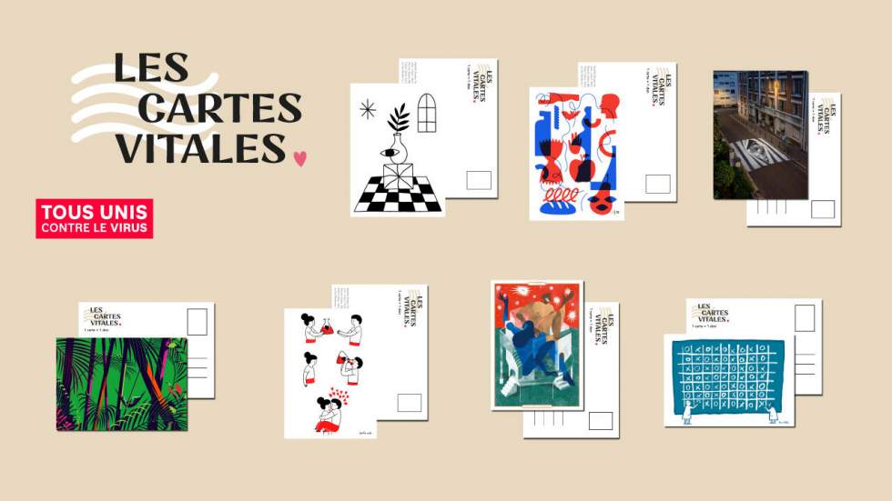 Des cartes postales et de la tendresse pour faire face au confinement