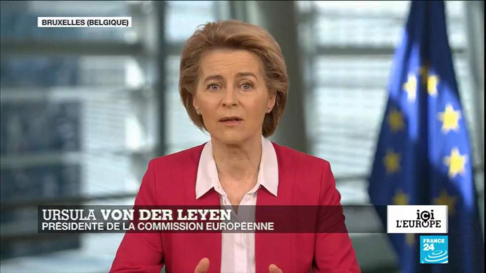 Ursula von der Leyen sur France 24 : "Nous ne pourrons pas vaincre le Covid-19 sans vaccin"