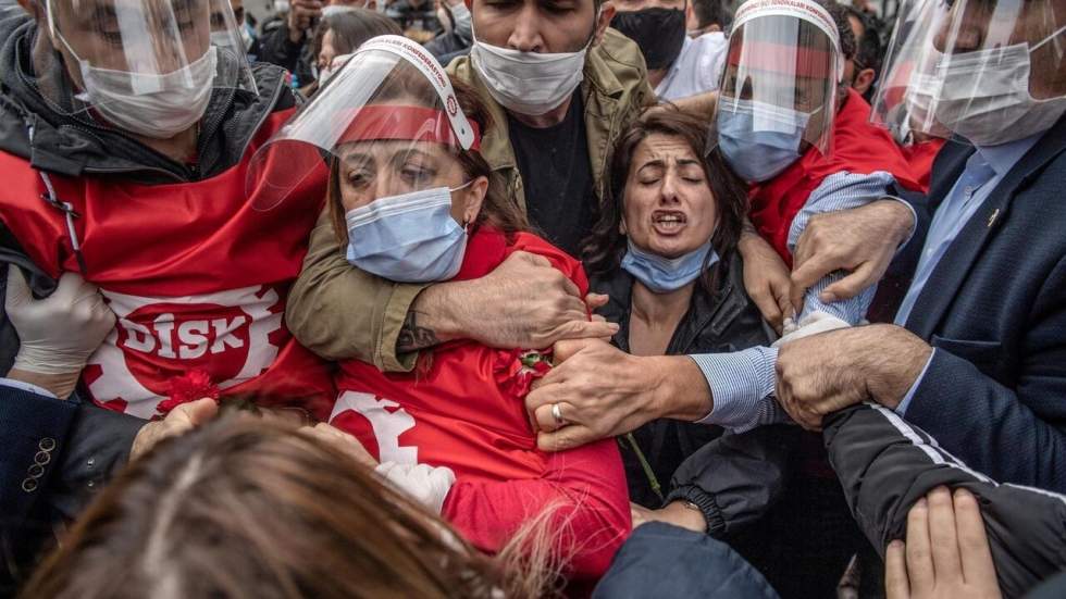 En Turquie, des manifestants arrêtés lors d'un défilé du 1er-Mai