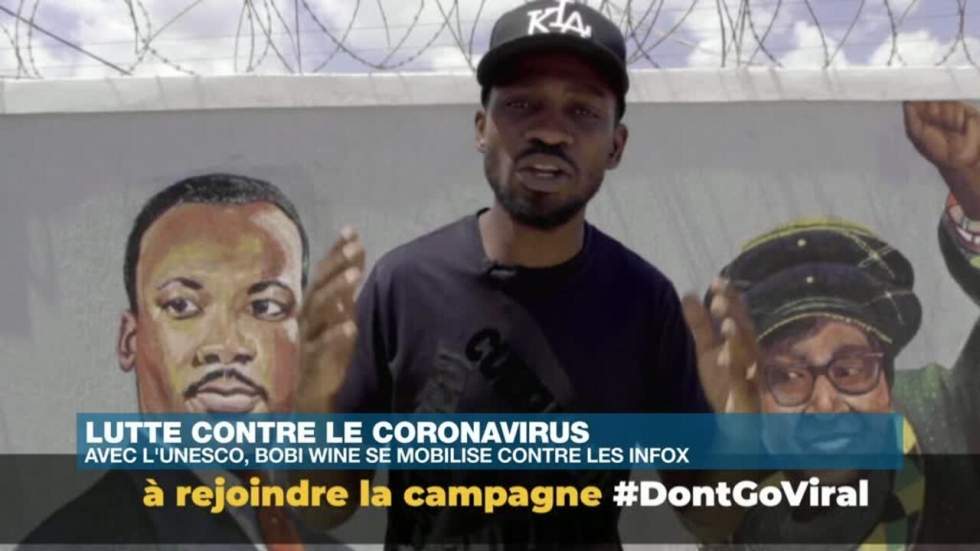 #DontGoViral : avec l'Unesco, le chanteur Bobi Wine se mobilise contre les intox