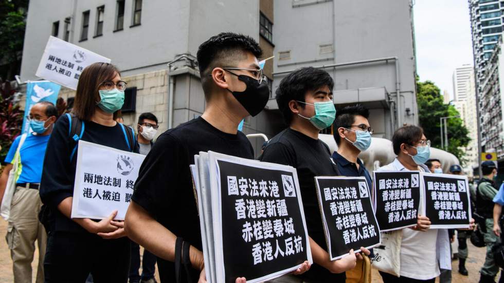 À Hong Kong, des manifestants dénoncent la loi sur la sécurité intérieure voulue par Pékin À Hong Kong, des manifestants dénoncent la loi sur la sécurité intérieure voulue par Pékin