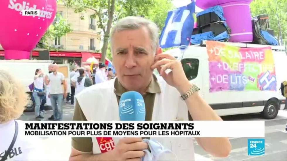 "Finis les applaudissements" : les soignants de retour dans la rue après le Covid-19