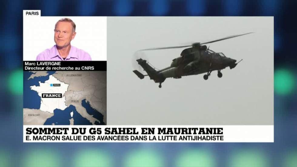 Emmanuel Macron et le G5 Sahel "convaincus que la victoire est possible contre les jihadistes" Emmanuel Macron et le G5 Sahel "convaincus que la victoire est possible contre les jihadistes"