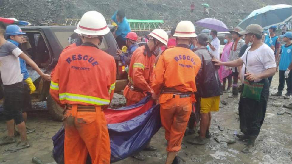 Birmanie : au moins 113 morts dans un glissement de terrain dans des mines de jade