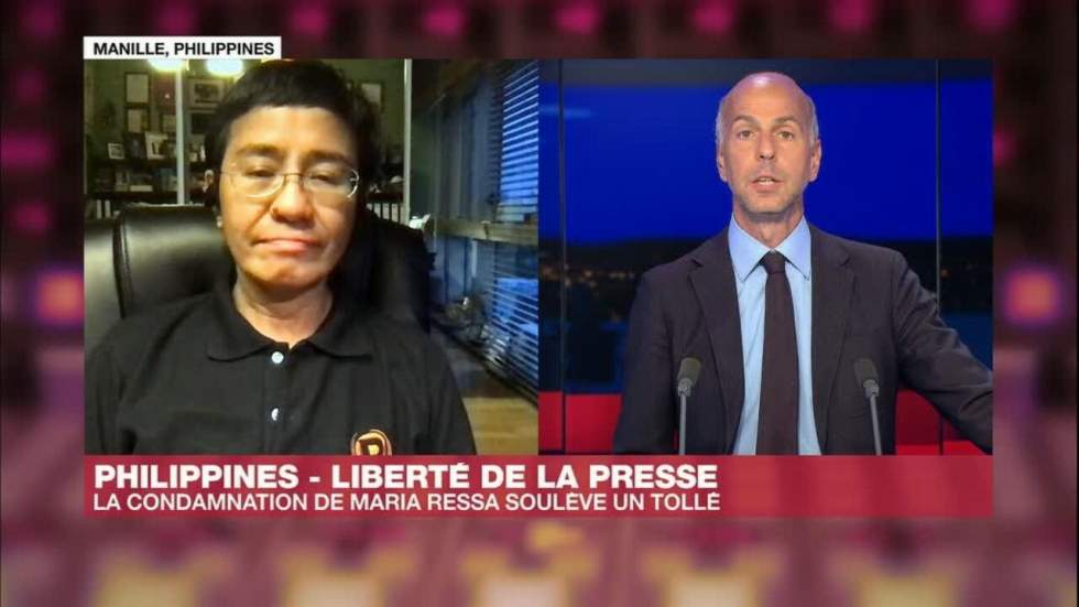 "Nos droits et notre démocratie sont en jeu", affirme la journaliste philippine Maria Ressa