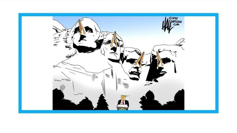 Etats-Unis : Donald Trump divise avant sa visite au Mont Rushmore