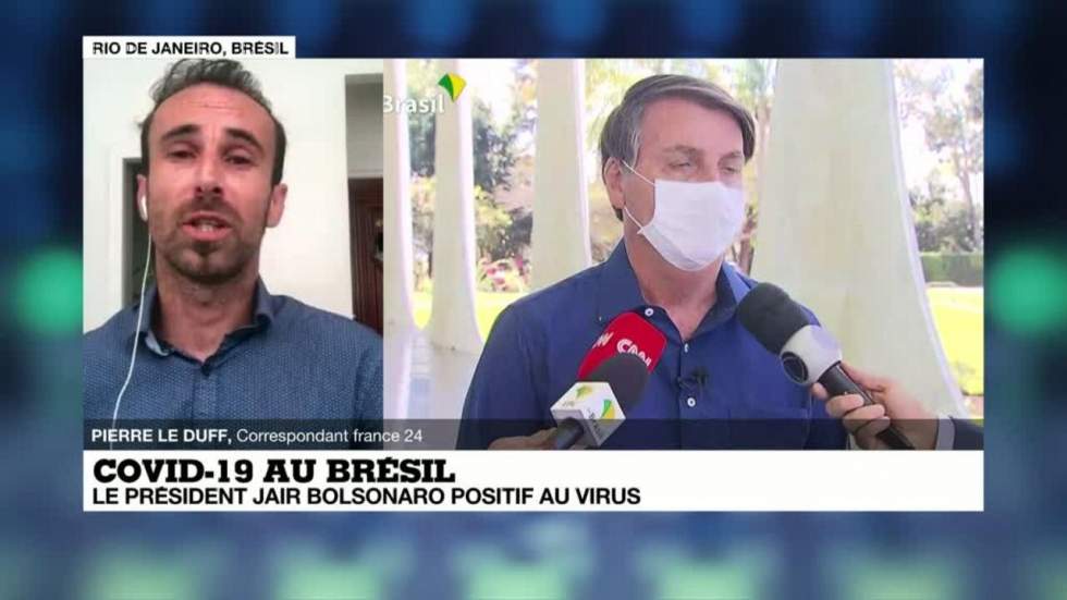 Le président brésilien Jair Bolsonaro a été testé positif au Covid-19