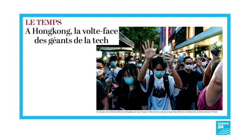 Hong Kong : "La volte-face des géants de la Tech" Hong Kong : "La volte-face des géants de la Tech"
