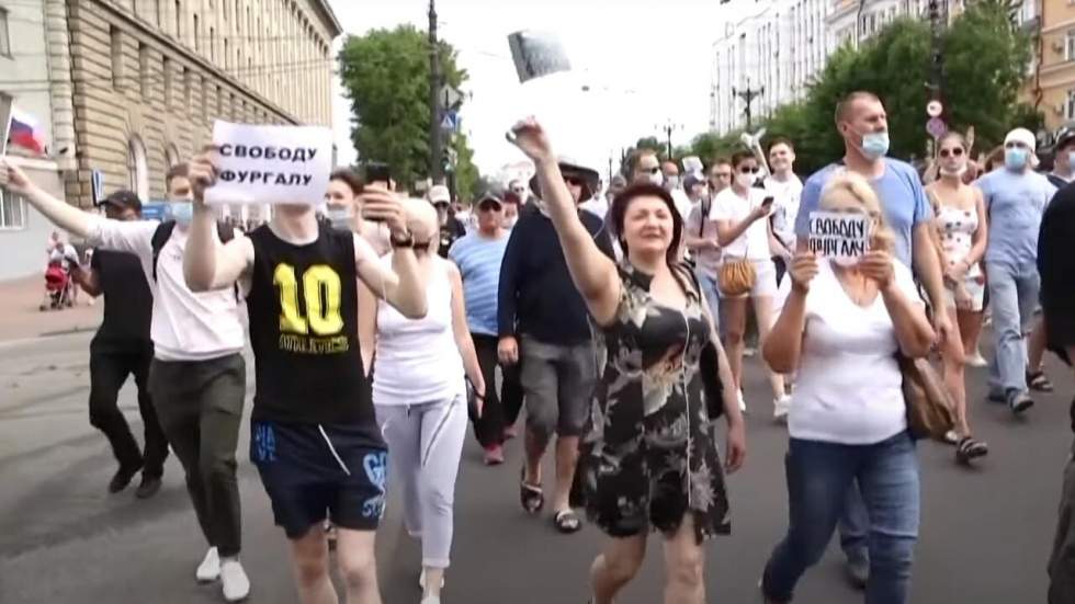 Des manifestations anti-Kremlin agitent l'Extrême-Orient russe