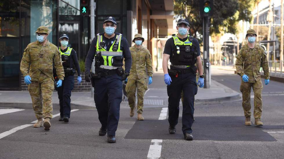 Covid-19 : Melbourne, deuxième ville d'Australie, placée sous couvre-feu