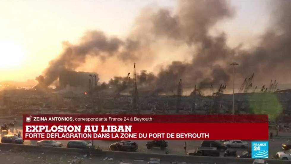 Liban : deux fortes explosions à Beyrouth, au moins 78 morts et près de 4 000 blessés