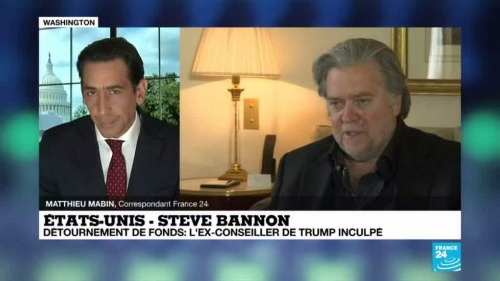 Steve Bannon, ex-conseiller de Donald Trump, inculpé de fraude Steve Bannon, ex-conseiller de Donald Trump, inculpé de fraude