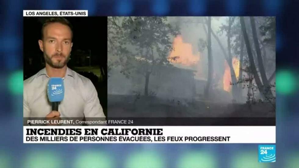 États-Unis : des incendies hors de contrôle provoquent des milliers d'évacuations en Californie