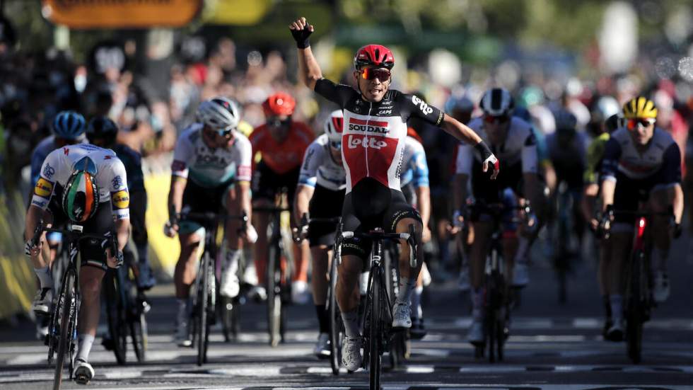 Tour de France : l'Australien Ewan remporte la 3e étape, Alaphilippe reste en jaune