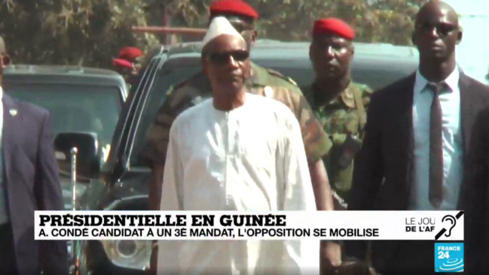 Guinée : Alpha Condé, candidat à un troisième mandat présidentiel Guinée : Alpha Condé, candidat à un troisième mandat présidentiel