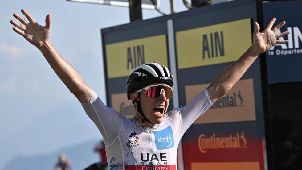 Tour de France : le Slovène Tadej Pogacar s'impose dans la 15e étape