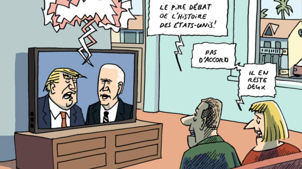 L'actu en dessin : le débat chaotique entre Donald Trump et Joe Biden