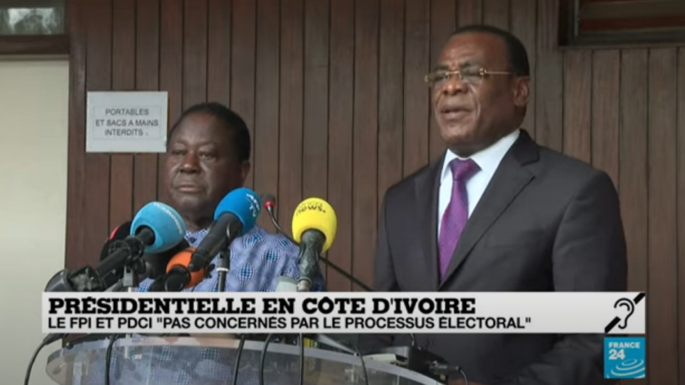 Côte d'Ivoire : l'opposition appelle au "boycott actif" du scrutin présidentiel