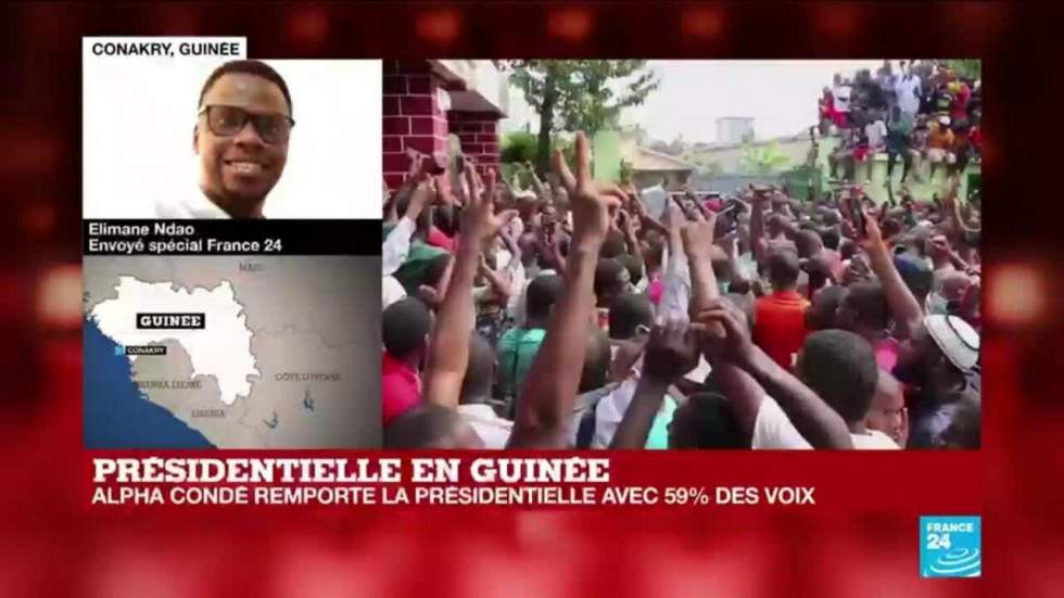 Présidentielle en Guinée : Alpha Condé réélu avec 59,5 % des voix