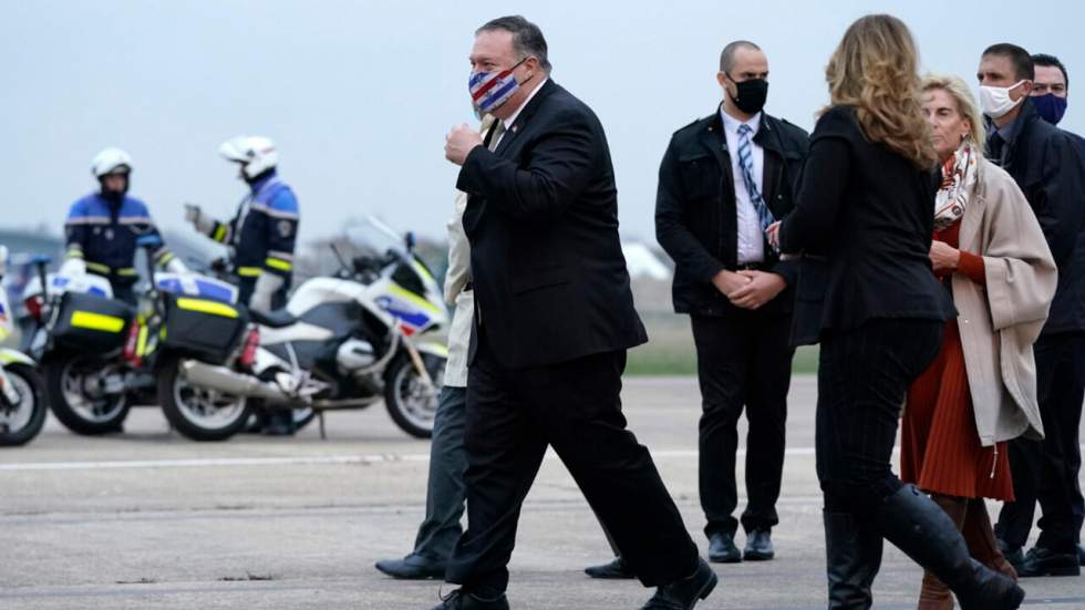 Mike Pompeo arrive en France avant sa rencontre avec Emmanuel Macron, lundi