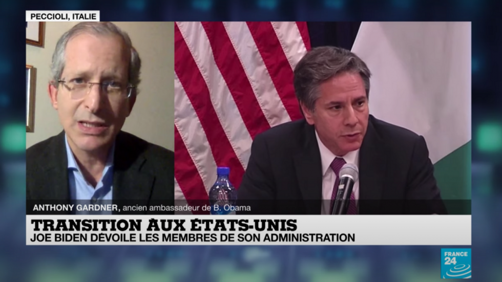 Anthony Gardner : "Antony Blinken est l'homme parfait" pour diriger la diplomatie de Joe Biden