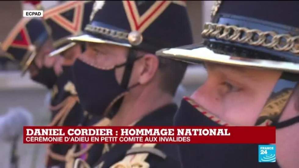 Un dernier hommage national rendu aux Invalides à Daniel Cordier, un "Français libre" Un dernier hommage national rendu aux Invalides à Daniel Cordier, un "Français libre"