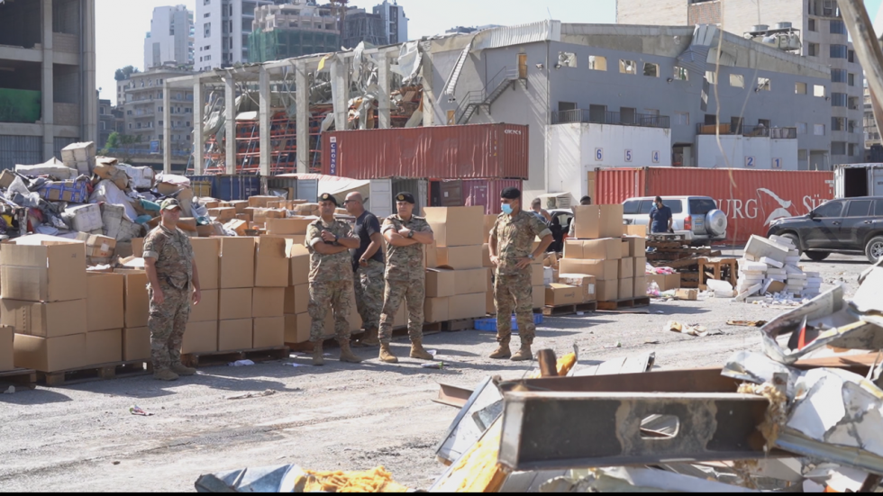 Explosions au port de Beyrouth : l’armée libanaise au chevet de la population