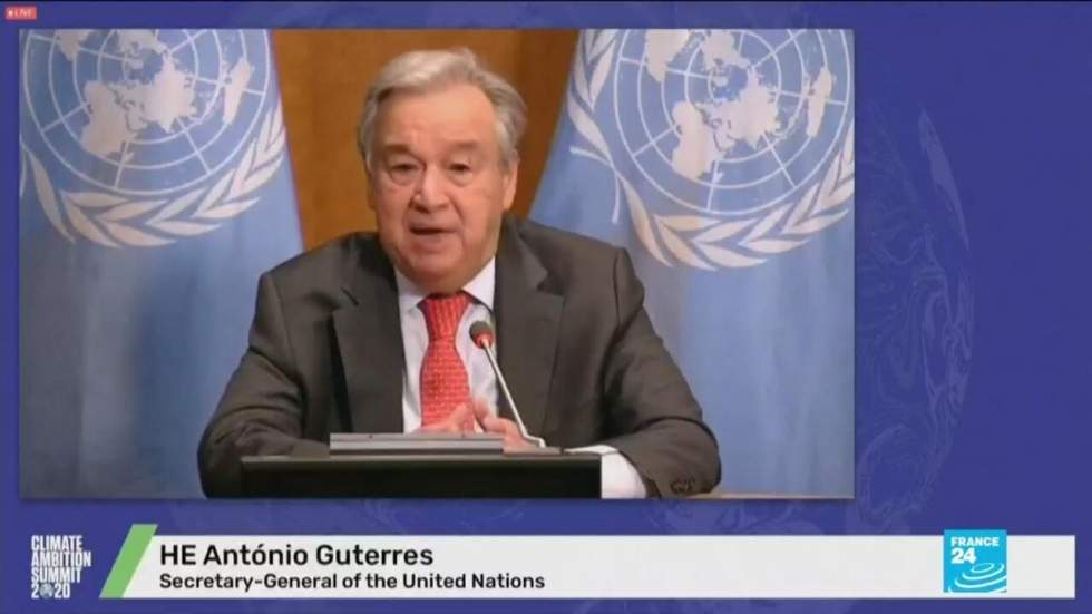 Sommet virtuel sur le climat : l'ONU appelle le monde à "déclarer l'état d'urgence climatique"