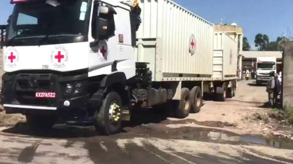 En Éthiopie, un premier convoi d'aide humanitaire arrive au Tigré En Éthiopie, un premier convoi d'aide humanitaire arrive au Tigré