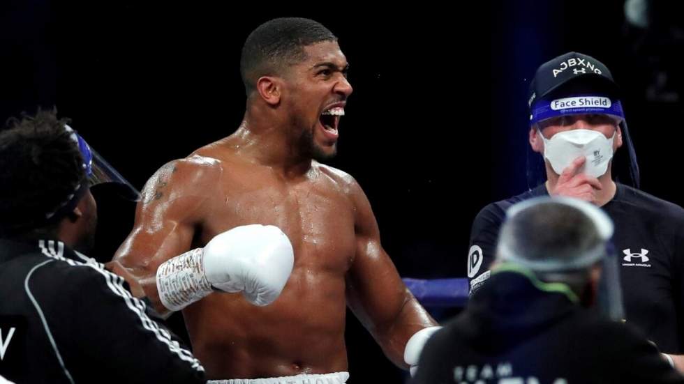 Le boxeur britannique Anthony Joshua conserve son titre de champion du monde poids-lourds