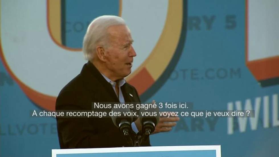 Scrutin décisif en Géorgie : Trump veut "sauver l'Amérique", Biden promet un "jour nouveau"