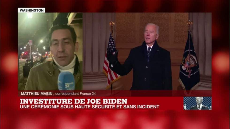 Musique et feux d'artifice à Washington pour célébrer l'investiture de Joe Biden