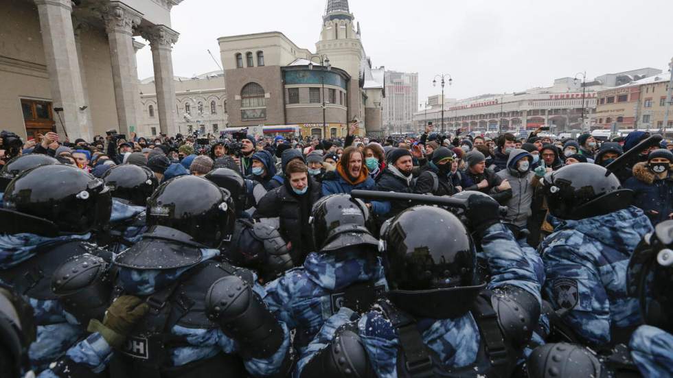 En Russie, arrestations massives lors des manifestations pro-Navalny