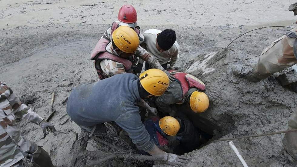 Inde : inondations meurtrières après la rupture d'un glacier de l'Himalaya