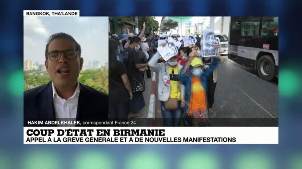 En Birmanie, manifestations et appels à la grève pour dénoncer le coup d'État