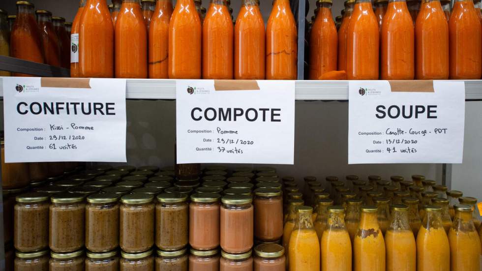 Aide alimentaire : à Marseille, les fruits et légumes invendus mis en bocaux solidaires