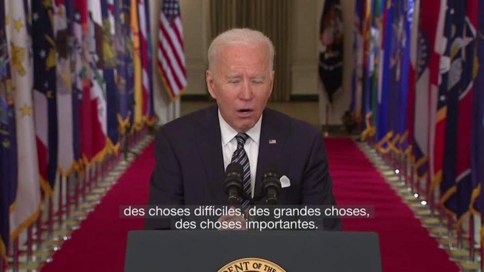 Covid-19 : dans sa première adresse aux Américains, Joe Biden offre un message d'espoir